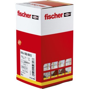 Nailonitappi ruuvilla Fischer Hammerfix; 8x100/60 mm; 50 kpl.