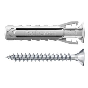 Tappi ruuvilla Fischer SX Plus S; 8x40 mm; 10 kpl.