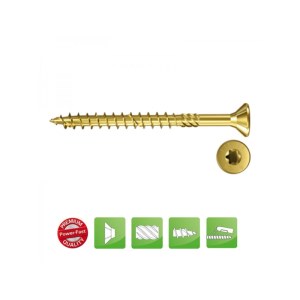Puuruuvi Fischer TX20; 5,0x60 mm; 100 kpl.