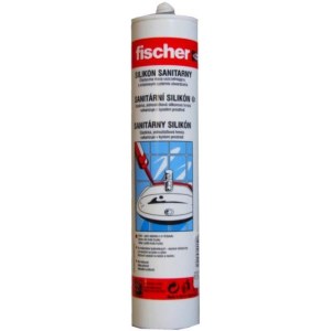 Saniteettisilikoni Fischer 79515; 300 ml; Valkoinen
