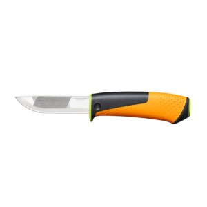 Veitsi Fiskars 1023619 sileällä terällä ja kotelolla