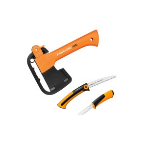 Kirves Fiskars X5 + tarvikkeet