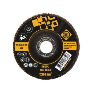 Lamellihiomalaikka  Forte tools 369628; 125 mm; 22,23 mm; A60