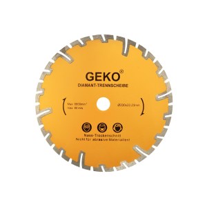 Timanttikatkaisulaikka kuivaleikkaukseen Geko U00226; 230 mm