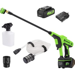akkupainepesuri Greenworks G24PWK4; 24 V; 1x4,0 Ah akku