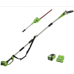 Monitoiminen puutarhatyökalu Greenworks GD40PSHK4; 40 V; 1x4,0 Ah akku