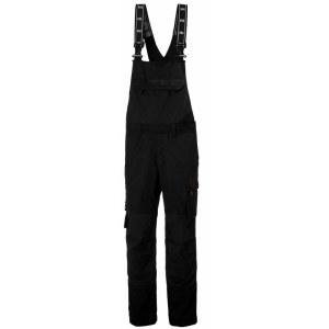 Suojaavat työhousut Helly Hansen Oxford Bib; C46; musta