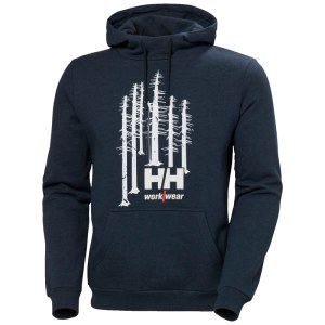 Lämmin huppari Helly Hansen Manchester Graphic Hood; XXL; sininen