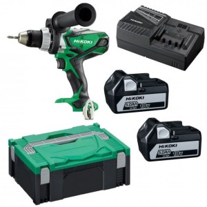 Pora/ruuvinväännin Hikoki DS18DSDLWPZ; 18 V; 2x5,0 Ah akku