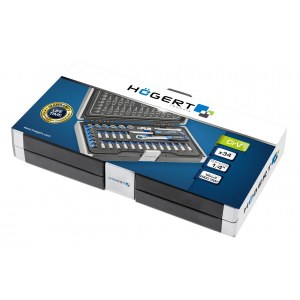 Työkalusarja  Hogert HT1R464; 1/4''; 34 kpl.