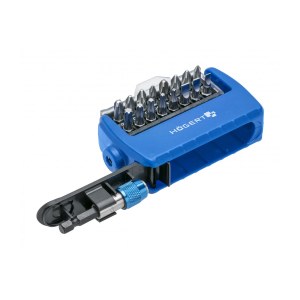 Minikoon mac-tarvikesarjat Hogert HT1S401; 1/4''; 17 kpl.