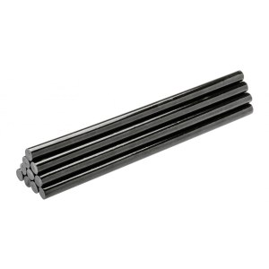 Liimapuikot Hogert HT2C138; 11,2x250 mm; 12 kpl.; musta