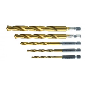 Metalliporanteräsarja Hogert HT6D180; 4-10 mm; 5 kpl.