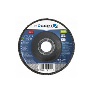 Lamellihiomalaikka  Hogert HT8D053; 125x22,4 mm; K80