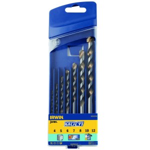 Poranteräsarja Irwin CORDLESS; 4-12 mm; 7 kpl.