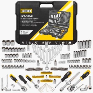 Työkalusarja  JCB 38841; 1/4''; 3/8''; 1/2''; 216 kpl.