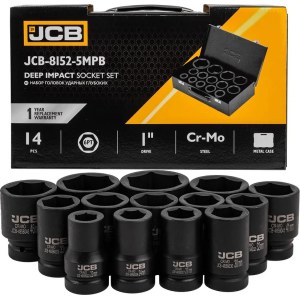 Iskuhylsysarja JCB 8152-5MPB; 1''; 14 kpl.