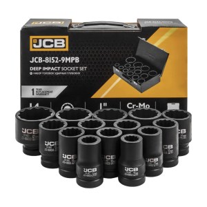 Hylsysarja JCB 8152-9MPB; 1''; 14 kpl.