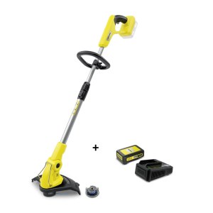 Ruohotrimmeri Karcher LTR 18-30; 18 V (ilman akkua ja laturia) + Karcher Power 18 V; 2,5 Ah + Nopea laturin virta Power