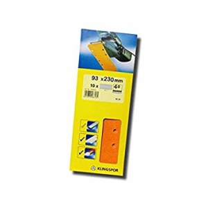 Sandpaper for orbital sander Klingspor; PL 31 B; GL 9; 93x230 mm; K60; 10 units