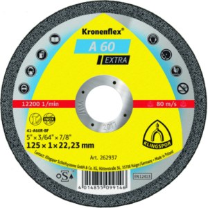 Hiova katkaisulaikka Klingspor A 60 Extra; 115x1 mm; 25 kpl.