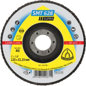 Lamellihiomalaikka  Klingspor 322803; 180x22,23 mm; G40; 10 kpl.