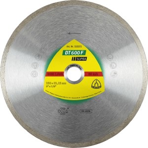 Timanttilevy märkäleikkaukseen Klingspor DT 600 F Supra; 230x1,9x22,23 mm
