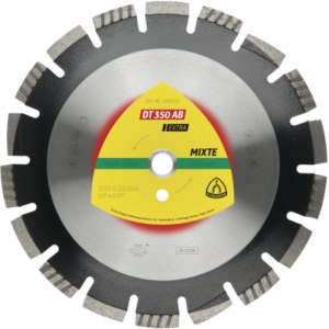 Timanttikatkaisulaikka Klingspor DT 350 AB Extra; 350x25,4 mm