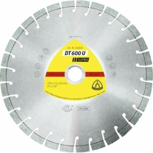 Timanttikatkaisulaikka Klingspor DT 600 U Supra; 115x22,23 mm