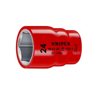 Kuusiohylsy Knipex 984724; 1/2''; 24x61 mm