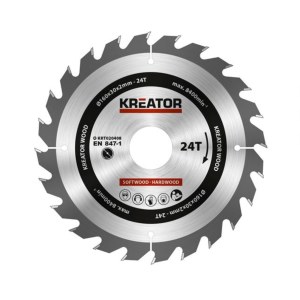 Katkaisulaikka Kreator KRT020408; 160x30 mm; Z24; 20°
