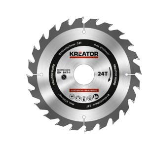 Katkaisulaikka Kreator KRT020410; 165x30 mm; Z24; 20°