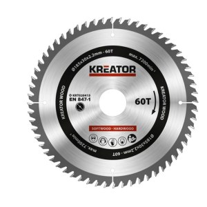Katkaisulaikka Kreator KRT020415; 185x30 mm; Z60; 20°