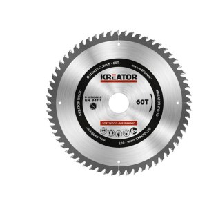 Katkaisulaikka Kreator KRT020422; 210x30 mm; Z60; 20°