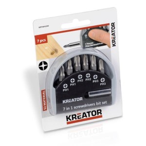 Tarvikesarja Kreator KRT064200; 7 kpl.