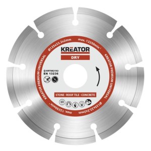 Timanttikatkaisulaikka Kreator KRT082102; 125x22,2 mm