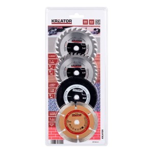 Pyöreä segmenttisahanterä Kreator KRT090101; 89 mm; 4 kpl.