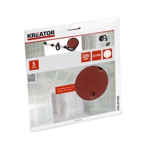 Hiomapaperi Kreator KRT232006; 225 mm; K100; 5 kpl.