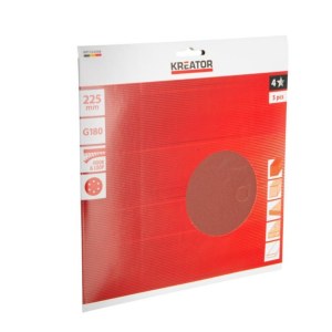 Hiomapaperi Kreator KRT232008; 225 mm; K180; 5 kpl.
