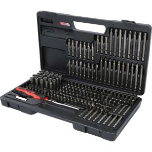 Tarvikesarja KS tools 911.2008; 1/4''; 208 kpl.