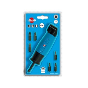 Pyörivä liitin LEMAN F56007; 1/4'' + ruuvivääntimen päät