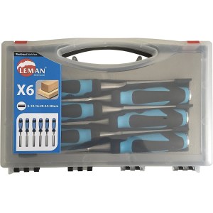 Puutalttasetti LEMAN F780-500-06; 6 kpl.