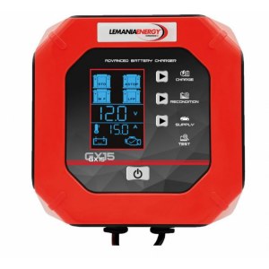 Auton akkulaturi Lemania GX15; 12 V/24 V