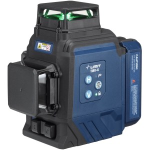 Ristilinjalaser Limit 1180-G; 1/4''; IP54;  vihreä