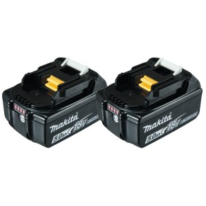 Akku Makita Twinpack BL1850B; 18 V; 2x5,0 Ah; Li-ion