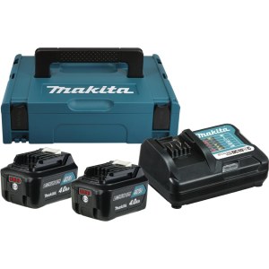 Tarvikesarja Makita 197636-5; 10,8 V; 2x4,0 Ah akku