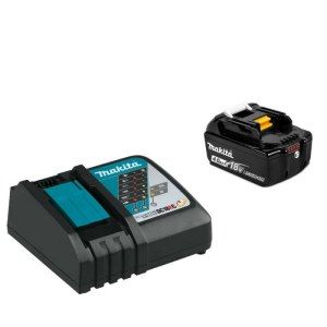 Tarvikesarja Makita Powerpack; 18 V; 4,0 Ah akku + laturi DC18RC