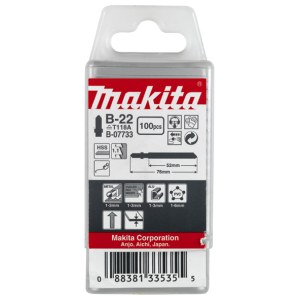 Pistosahanterä Makita T118A; 100 kpl.