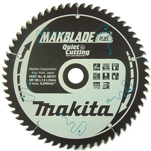 Katkaisuterä puulle Makita MAKBLADE PLUS; 200x2,6x30,0 mm; Z60; 15°