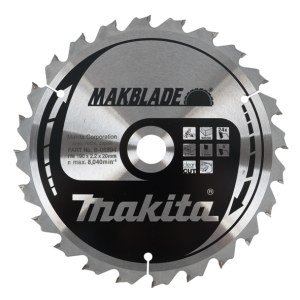 Katkaisuterä puulle Makita; 190x2,2x20,0 mm; Z24; 5°